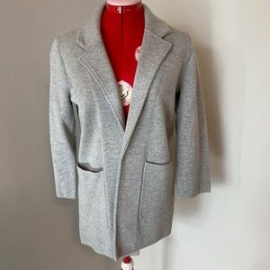J.Crew Knit Blazer XS Gray – Classic Lightweight Layering Piece for Any Season